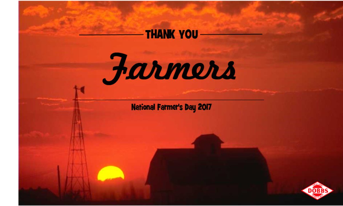 DobbsPumps's tweet photo. Today is #NationalFarmersDay Be sure to #ThankAFarmer
 #DobbsPumps says #ThankYou to all the #Farmers! 🤠🚜🌽 https://t.co/MTs3jElt0n