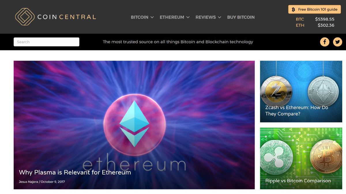 We have sold Coin Central. Was a fun journey into the crypto media space.  Some hilarious highs and lows. Appreciate all of the hard work from  @AlexMoskov and I think we navigated