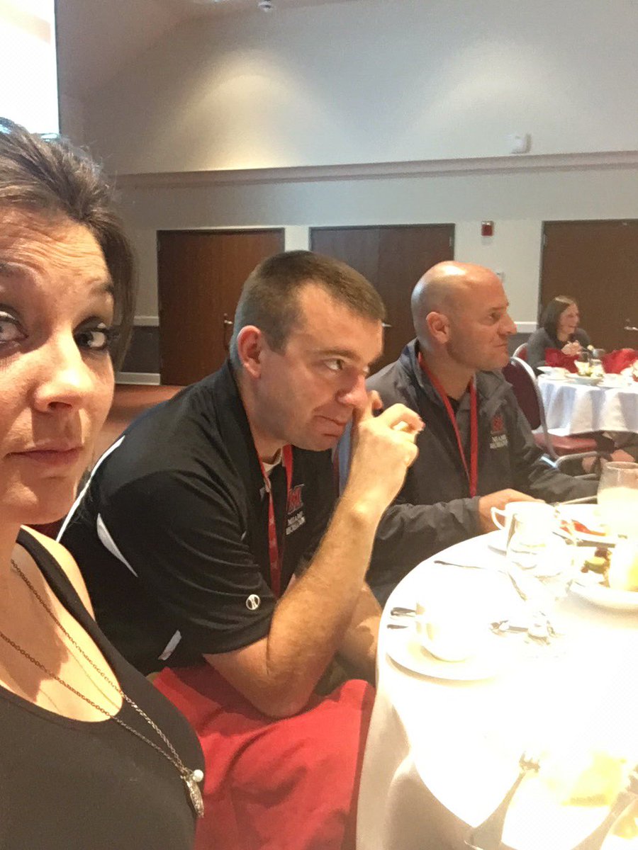 MissyDawnD's tweet photo. BG alums hiding at Miami... shhhhh #ORSA2017 https://t.co/FfD4Bj27d3