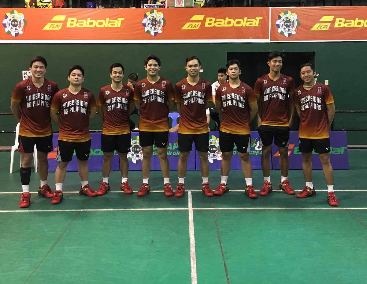 MaroonSmashers's tweet photo. The UP Men’s Badminton Team will start their semi-finals matches today! Good luck boys! #UPFight #UPRise https://t.co/bvl4OIGfrD