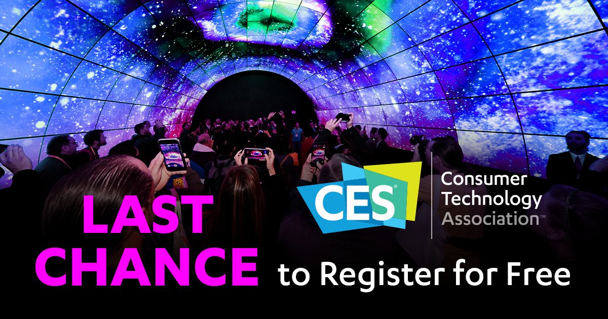 CES tweet media