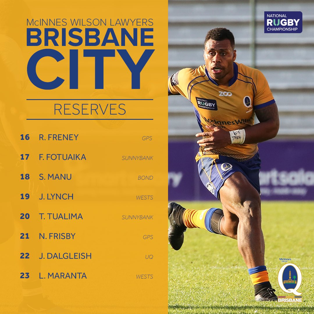 NEWS | The <a href="/McInnesWilson/">McInnesWilsonLawyers</a> Brisbane City team to take on the Melbourne Rising is here. #BNEvMEL #NRC17

Match hub: bit.ly/R7BNEvMEL