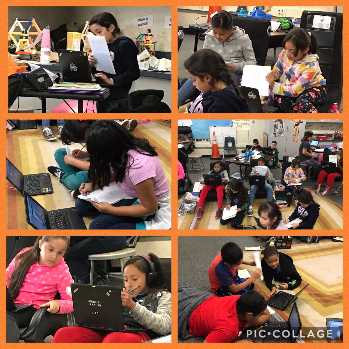 My students using Seesaw to demonstrate their knowledge of singular and plural nouns!