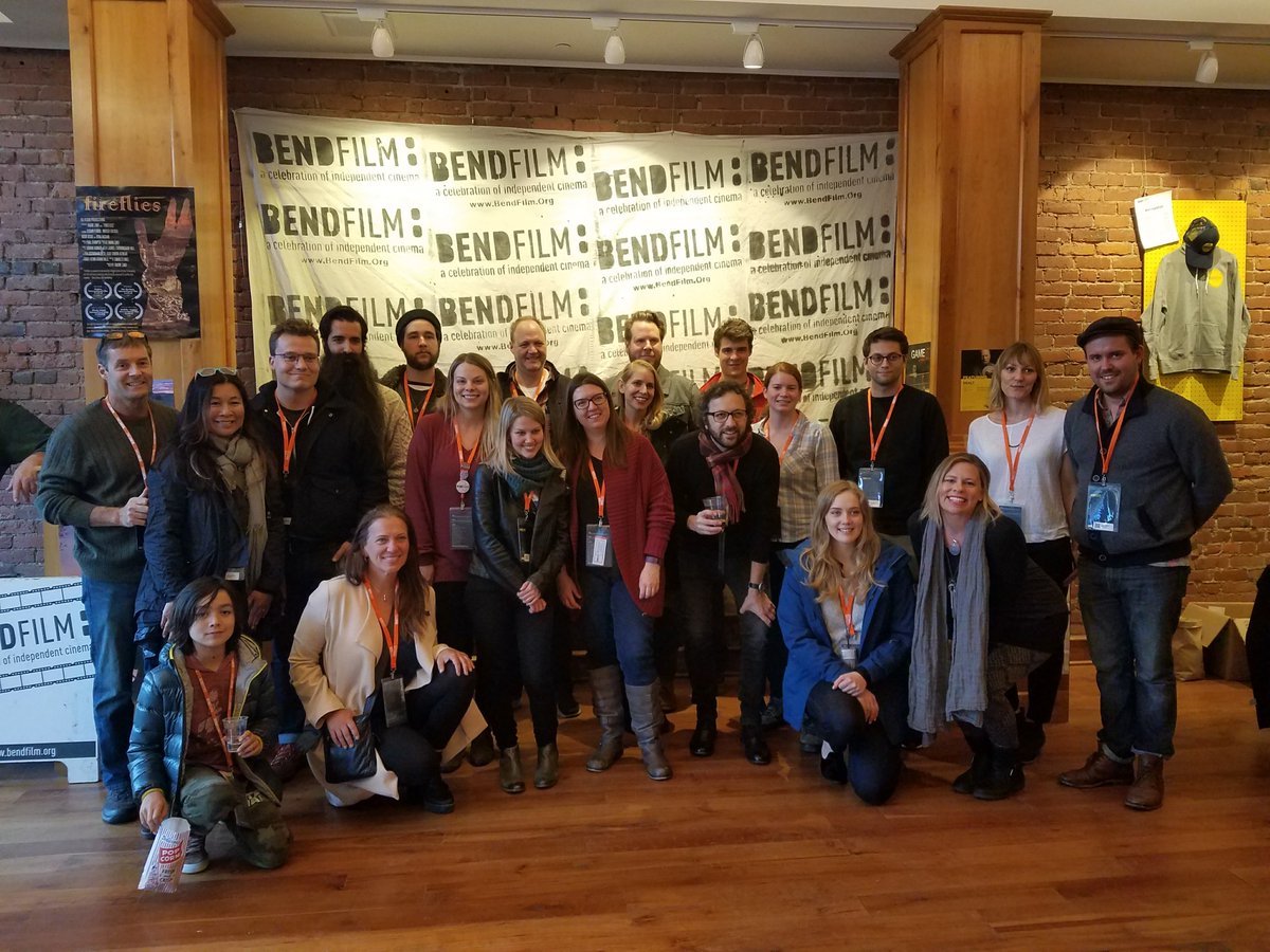 The BendFilm class of 2017! These are some of the talented filmmakers who came to share their incredible work with you #inbend #bendfilm2017