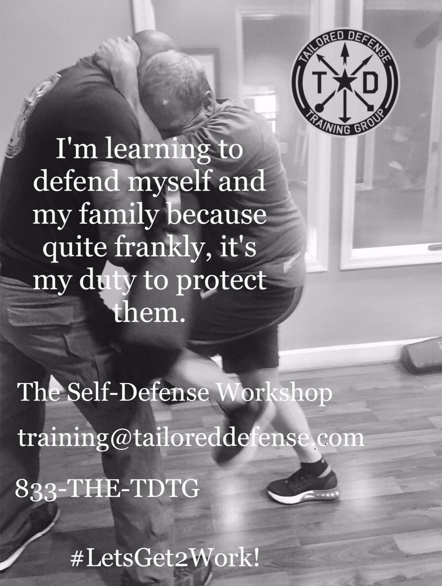 Sometimes learning how to defend yourself is a matter of principle. Why do you train? Let’s find out on Nov 1st.  #LetsGet2Work #training