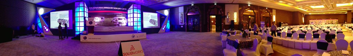 AslamPremnazeer's tweet photo. #EGSlive #SOLIDWORKS2018 @egsindia The most awaited event of our company is all.set to begin!! Get ready for the unleashing new tools. https://t.co/0TFlx3axjg