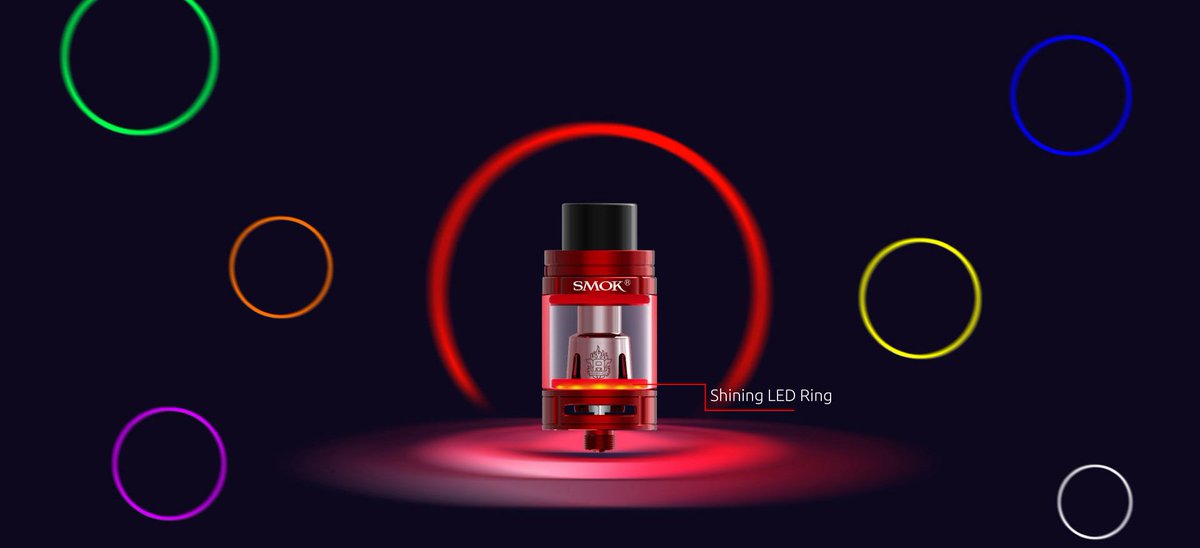 vaporldotcom's tweet image. #SMOK #TFV8 Big Baby #LightEdition #tank brings you an amazing vaping experience with its 5ml/7ml deep resevoir and colorful LED lights. Now on: vaporl.com/smok-tfv8-big-…