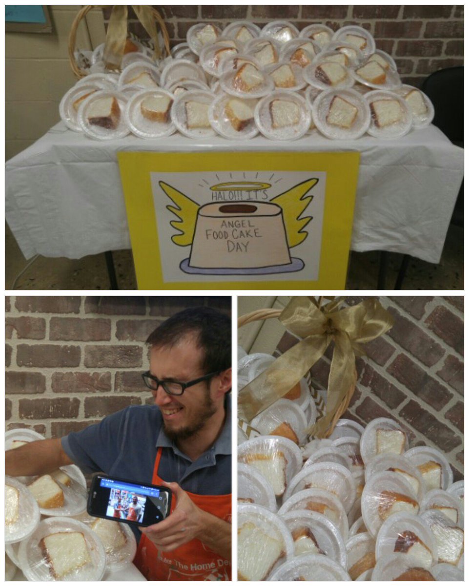 Halo, it's ANGEL Food Cake Day 😇🍰 at 2501... Who knew there'd be so much debate about the texture and taste?!? <a href="/ChrisFordSM/">Chris Ford</a> <a href="/AllisonPepin1/">Allison Pepin</a>