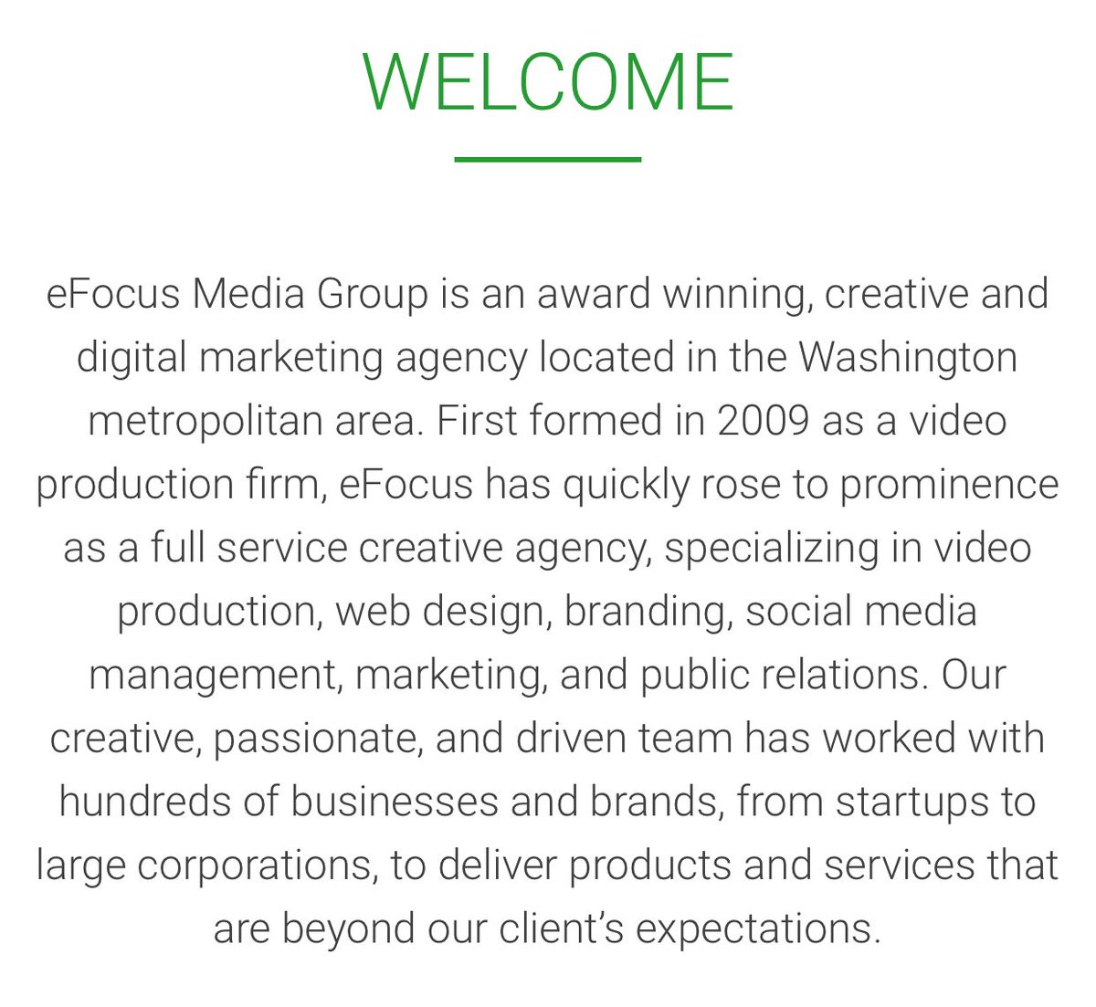eFocusTv's tweet photo. Our #mission here at #eFocus ✍🏽 We specialize in #Videoproduction #webdesign #branding and more! 😌 Let is help you help your #business 👌🏽 https://t.co/xB1czID9JY