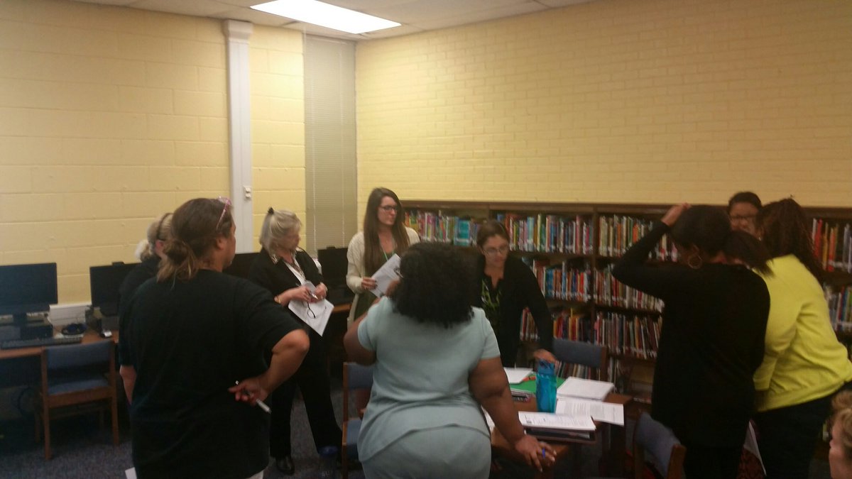 ConeCougars's tweet photo. Cone Staff working together after the school day ends. We get better together. #collaboration #coneelem https://t.co/sddjInFWrX