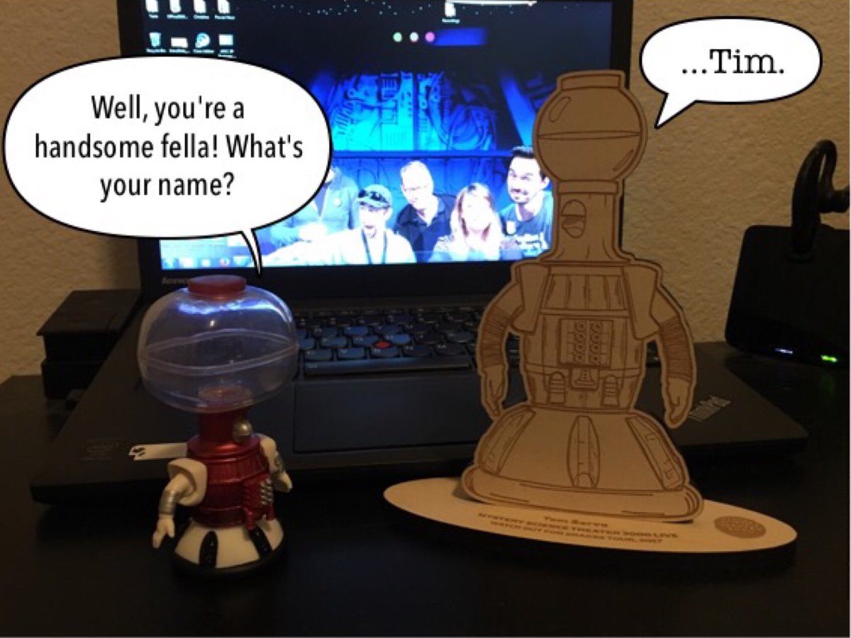 mst3kmotivation's tweet image. Dear lord, they've begun erecting statues of themselves!
#MST3K #RobotRollCall #MSTieMoments #SummerServo @netflix