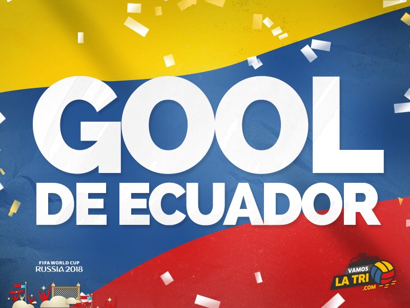 ¡¡¡GOOOOOOOOOOL DE LA TRI!!! Romario Ibarra anota el 1-0 al minuto de juego: bit.ly/Ecu-Arg
