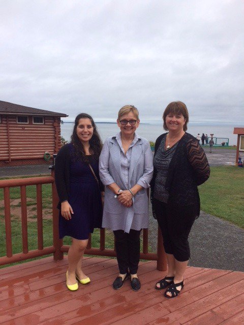 CEWHca's tweet image. @PooleWavelength kicks off Atlantic #DialogueToAction w/ keynote to Building Bridges Conf. in NS -Lindsay Wolfson, Dr Poole, Michelle Ward