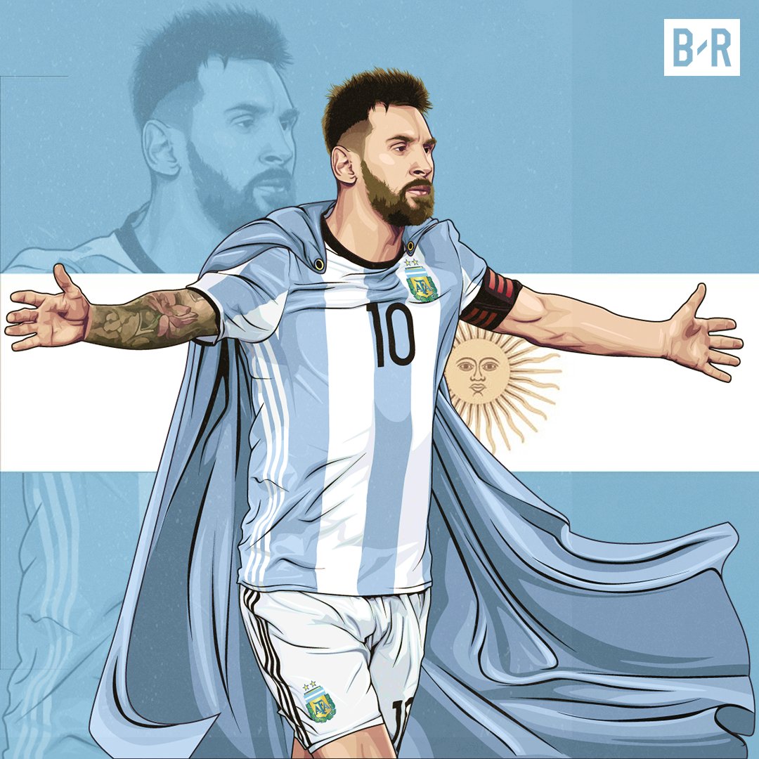 Lionel Messi out there doing his hero thing for 🇦🇷