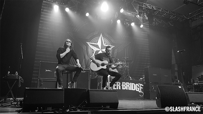 Myles et Mark au soundcheck Slash france alter bridge paris elysée montmartre myles kennedy tremonti
