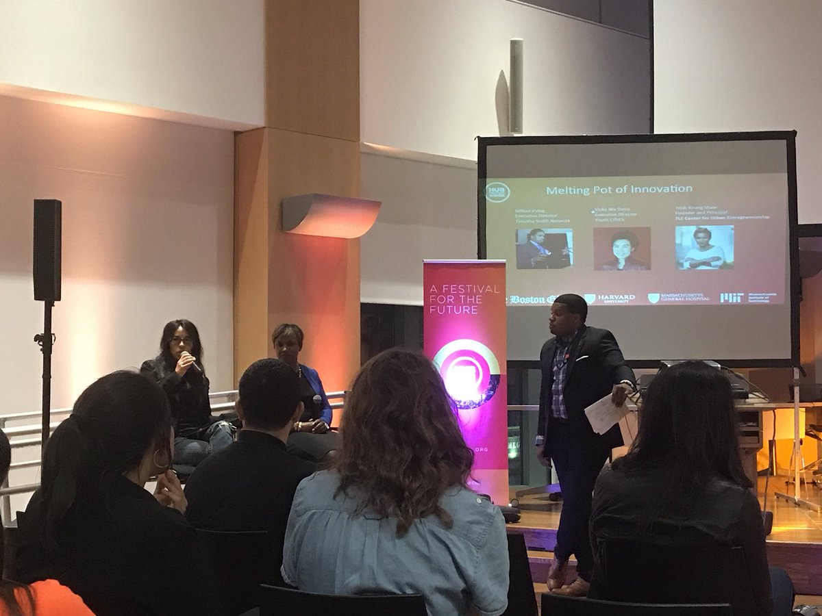 tcproj's tweet photo. Listening to @VickyWuDavis of @YouthCITIES talk about her journey in entrepreneurship #HUBweekRox https://t.co/sayYVIm0Sc