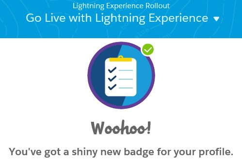 DBohrisch's tweet photo. Stuck in the @Salesforce #ClassicUI? Check out this awesome @Trailhead module  on how to get your #Salesforce Org #Lightning rollout ready ! https://t.co/6kUBykBu2T