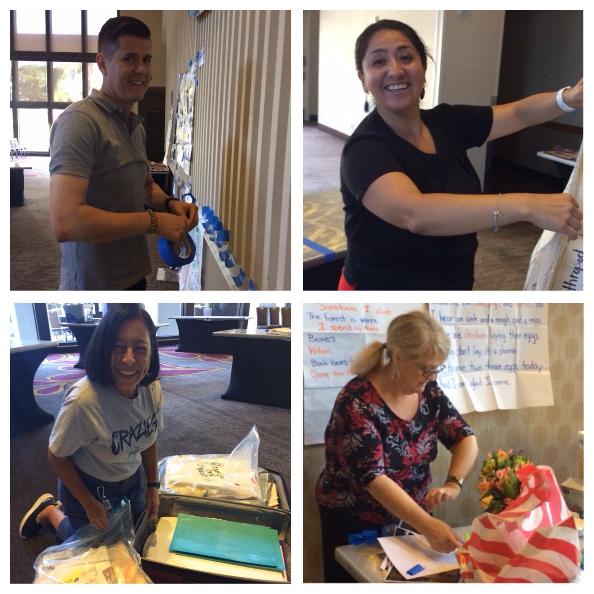 OM-project-G! It takes a village! Dedicated project G-LADies &amp; a project G-LAD prepare for the 25th Annual #OCDEProjectGLAD Conference!