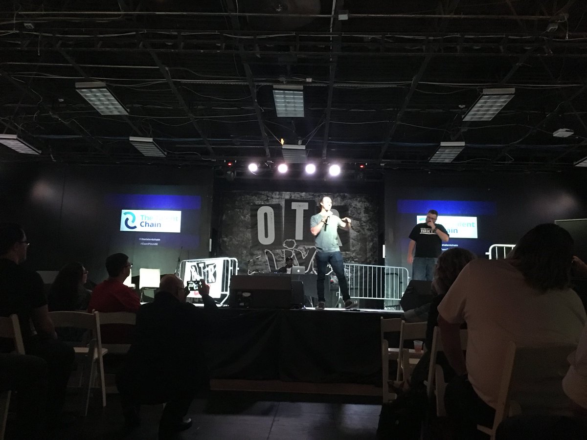 .<a href="/TheTalentChain/">TheTalentChain</a> is taking HR to block chain. #ComPitchNt #SWCincy #StartupCincy