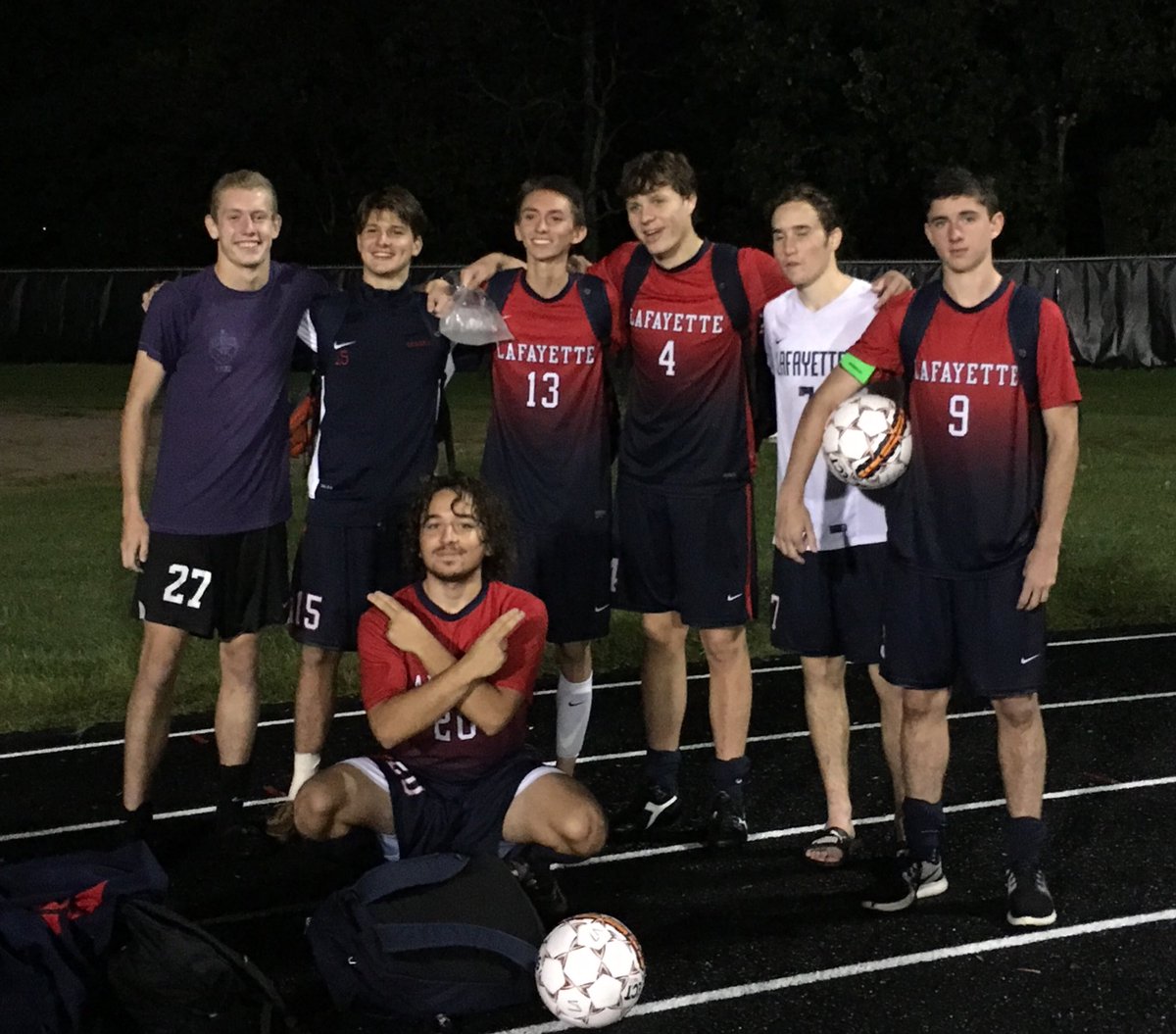 DPaskovics's tweet photo. So PROUD of these @LafayetteSoccer Generals!!!!!!! ❤️⚽️💙 https://t.co/psk0zACeGS
