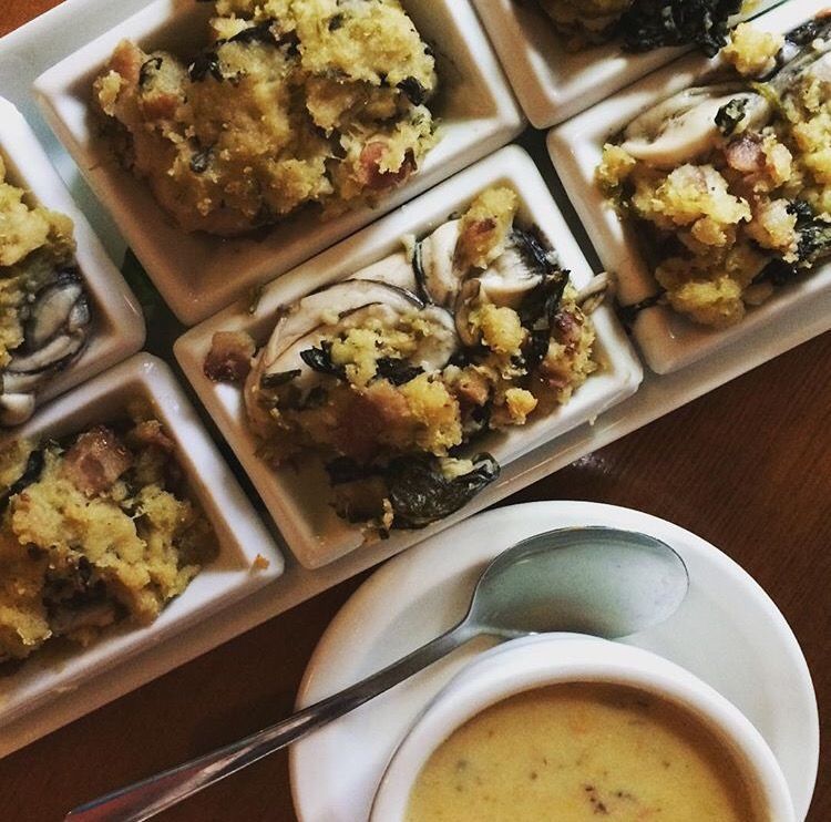 What a better way to spend this damp west coast day with warm baked oysters and soup! Thanks for the shot @onbelaycollective (insta) #yyj