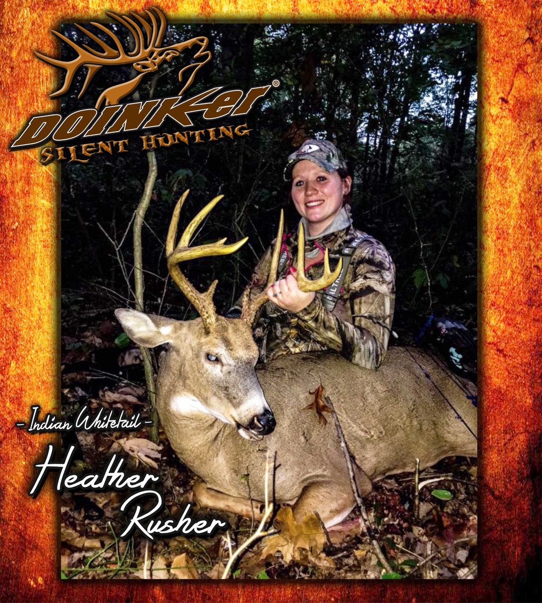 DoinkerStabs's tweet photo. Congratulations to Heather Rusher on her Whitetail Harvest!
#bowhunting #Doinker #Archery #SilentHunting https://t.co/HQgXzImLzX