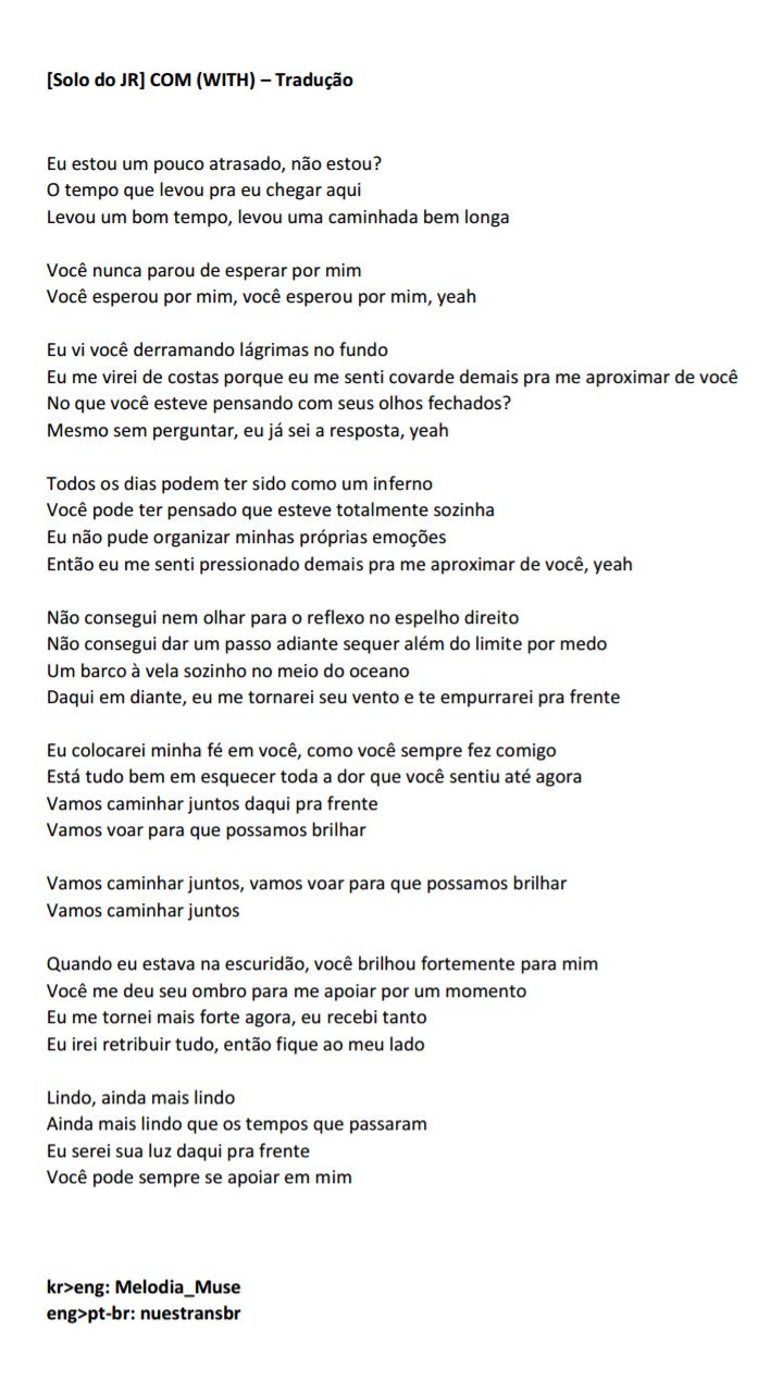 NU'EST Trans BR on X: [#LETRA] Tradução da letra de PARADISE