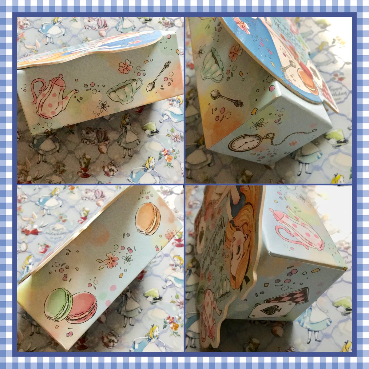 チェルシー ストアの新作 アリスのダイカットメモボックス この絵柄 うるキラという新シリーズ 箱に対して中のメモが小さくて少なくてびっくり しかも 上げ底 でも 箱はぐるっと一周可愛い ふしぎの国のアリス 不思議の国のアリス