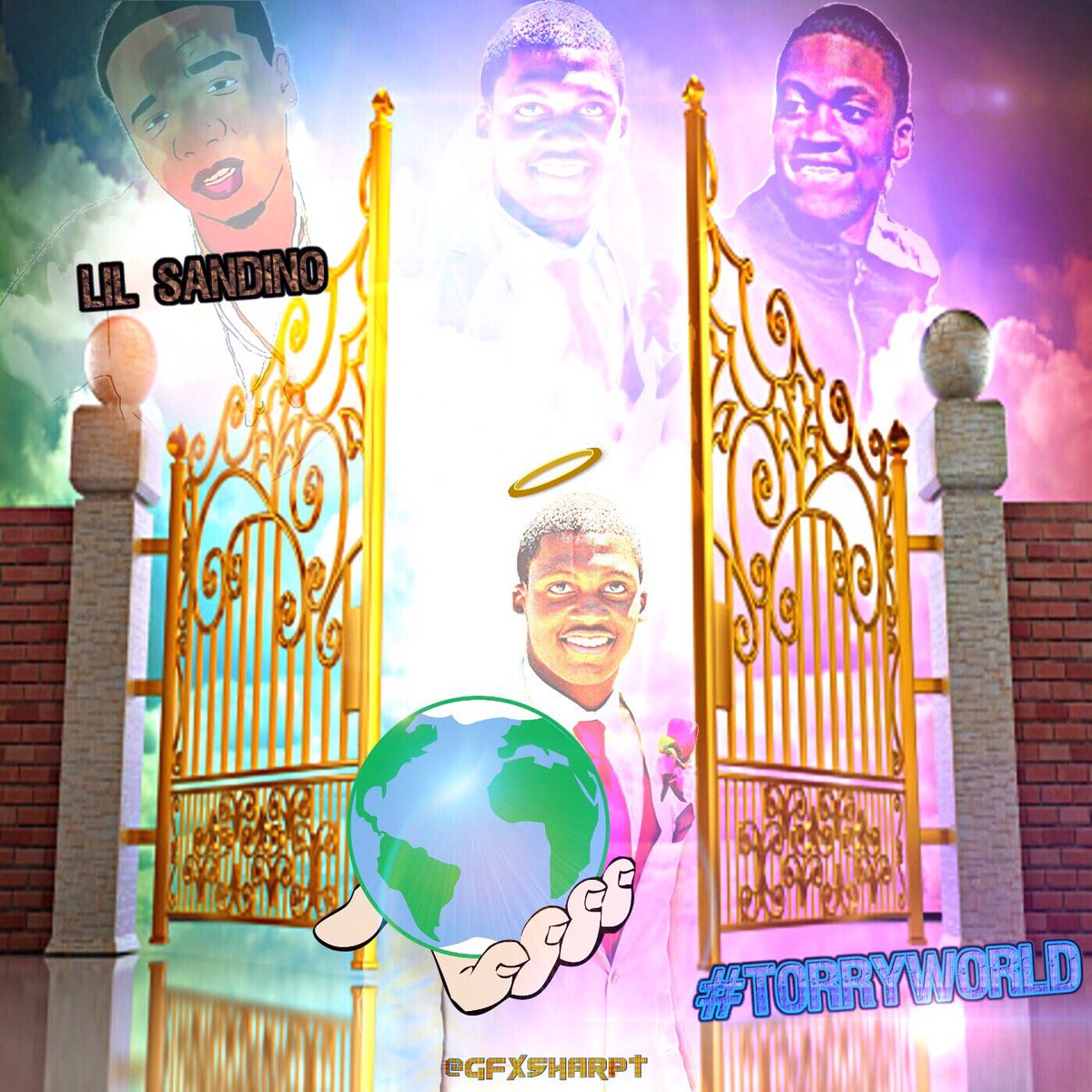 lil_sandino's tweet photo. It's official ❗️I'm dropping my mixtape on December 15 and This is the cover of the tape #TorryWorld 🙏🏽 #TheWinningTeam https://t.co/TiiSyBbe7X