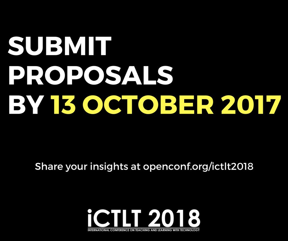 iCTLT18 tweet picture