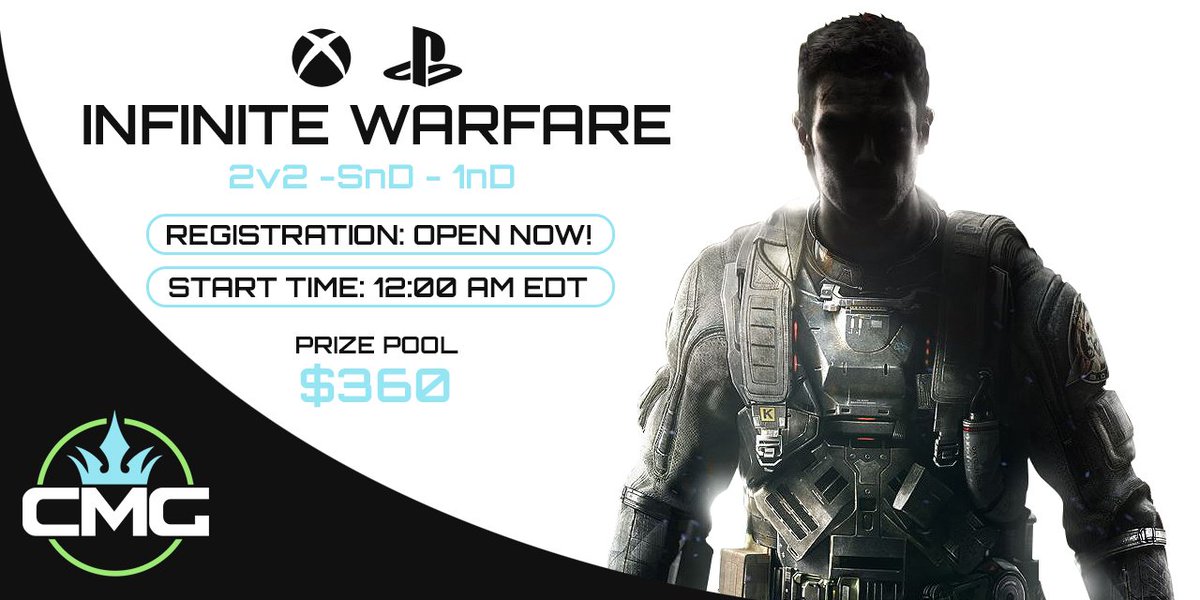 cmg on twitter 15 mins left 2v2 iw snd 1nd ps4 join now