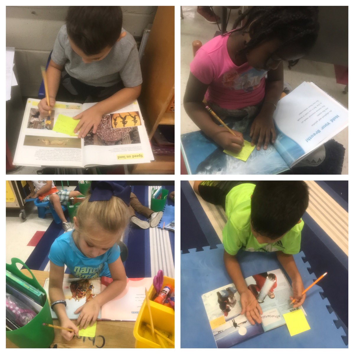 We are becoming SUPER SMART about NONFICTION topics! 📚 #sneakpeak #stopandstudy #predict #chataboutit #smoothvoice #keywords <a href="/DurantEagles/">Durant Elementary</a>