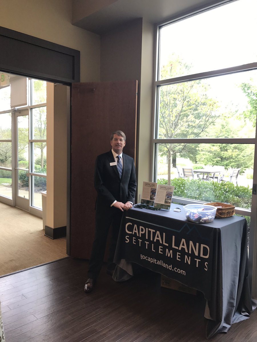TimPittman321's tweet image. Capital Land Settlements TN was excited to be a sponsor of the TREC Core Course at WCAR on Tuesday, and meet and speak to so many Realtors.