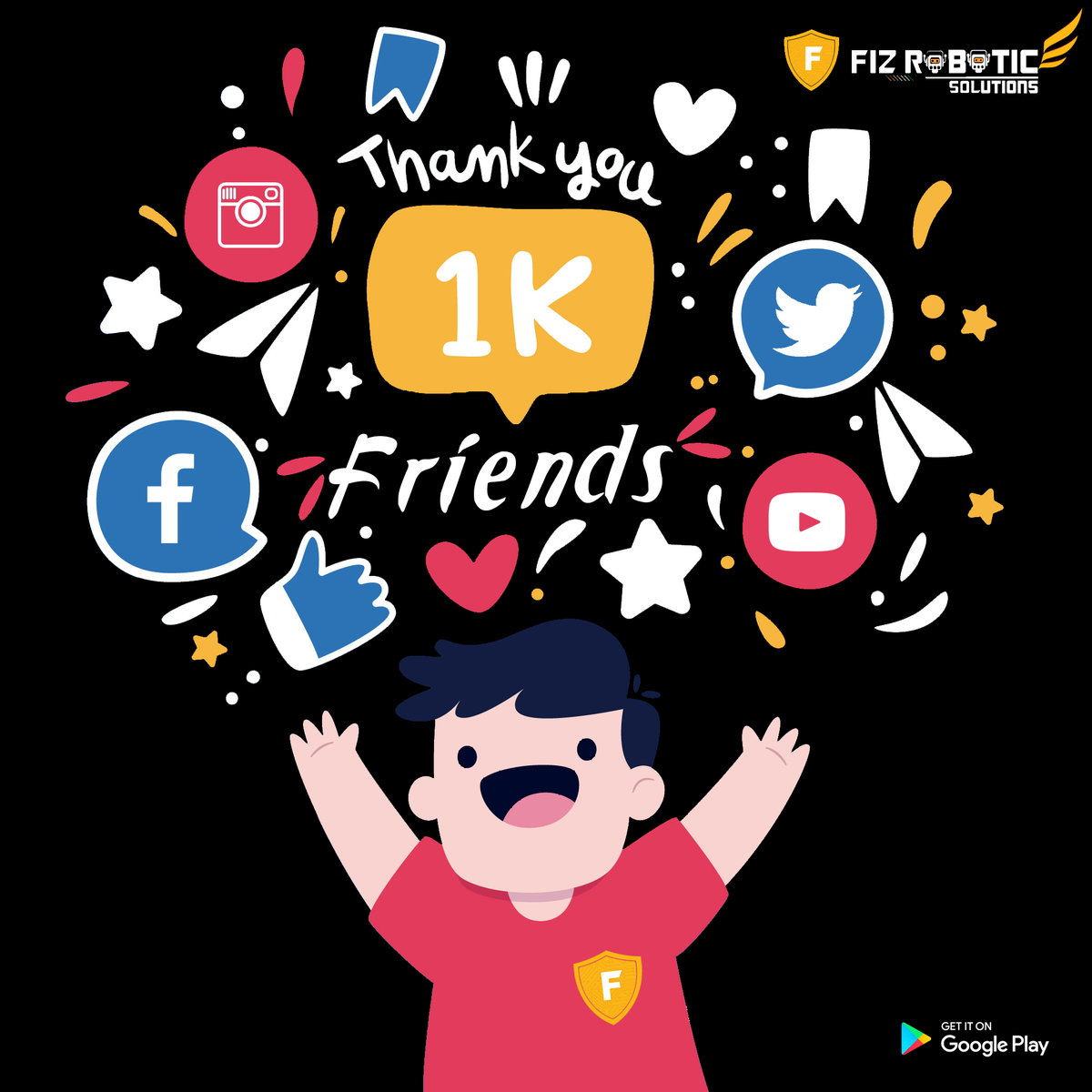 FIZ_Robotics's tweet photo. #FIZ_Robotic_Solutions 😀
#Keep_Innovating😎
#Keep_Changing_World😀
#CELEBRATING_1000_Plus_Stronger_Community😬 https://t.co/fDbBbAVfSR
