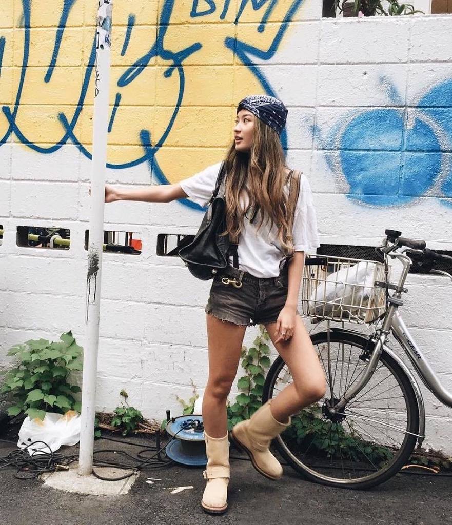 優しさ ブリリアント アグネスグレイ レッド ウィング エンジニア コーデ Miral Jp