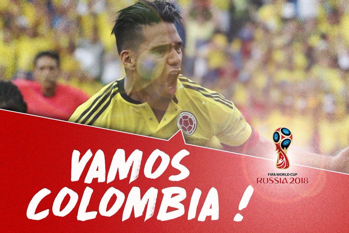 AS_Monaco_ES's tweet photo. ¡Felicidades Colombia 🇨🇴! ¡Nos vemos en Rusia llevados de la mano de un gran guerrero, nuestro Tigre @FALCAO! 🛫 🇷🇺 https://t.co/ki5GZKZzdv