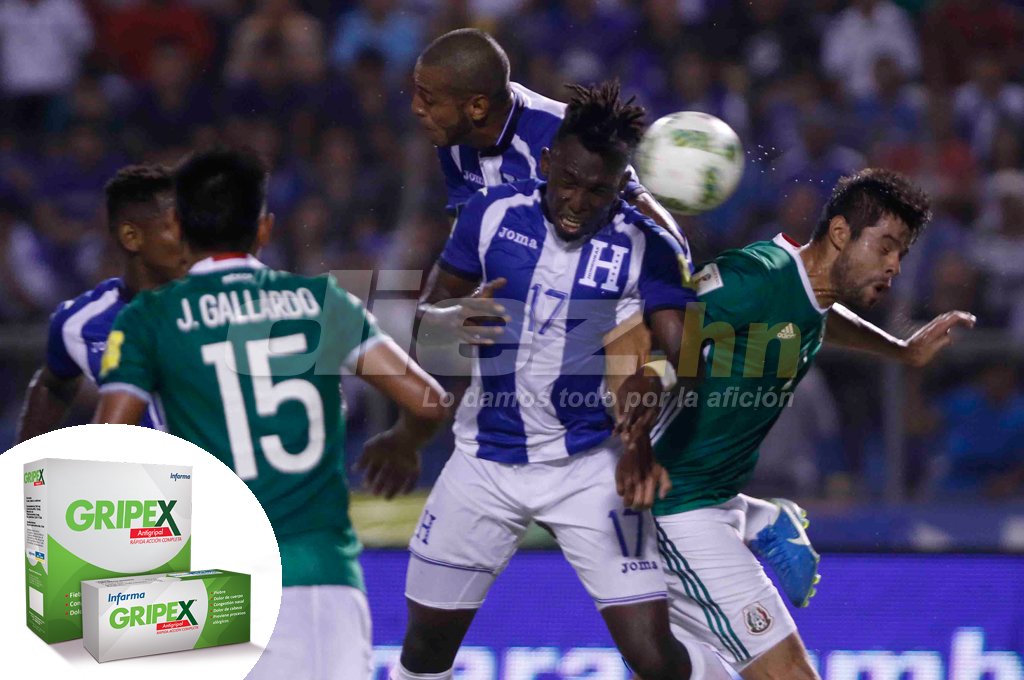 DiarioDiezHn's tweet photo. ¡UUUUY! Durísima falta y amarilla para Edson Álvarez de México. No había como sacarse la falta pero la gripe la puedes sacar con #Gripex. https://t.co/lzCcAJZM0R