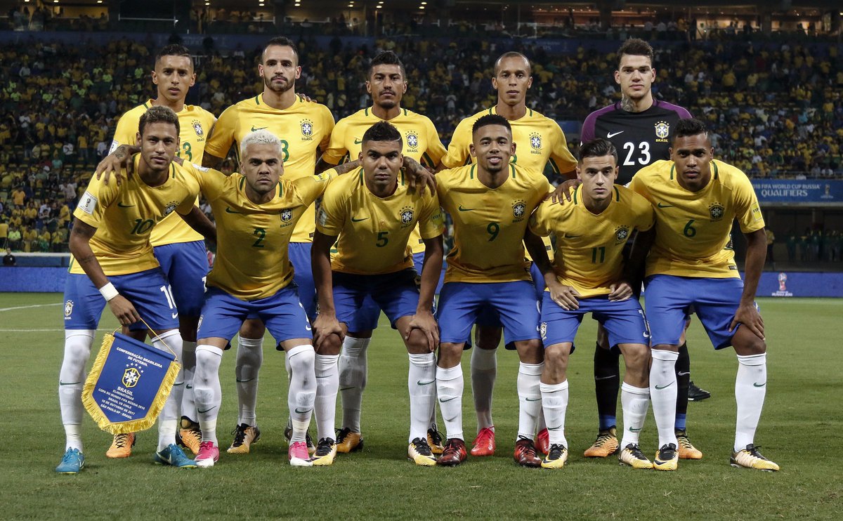CONMEBOL's tweet photo. Los representantes de CONMEBOL en el Mundial de #Rusia2018 🙌
🇧🇷🇺🇾🇦🇷🇨🇴 https://t.co/tuqYhl0FkW