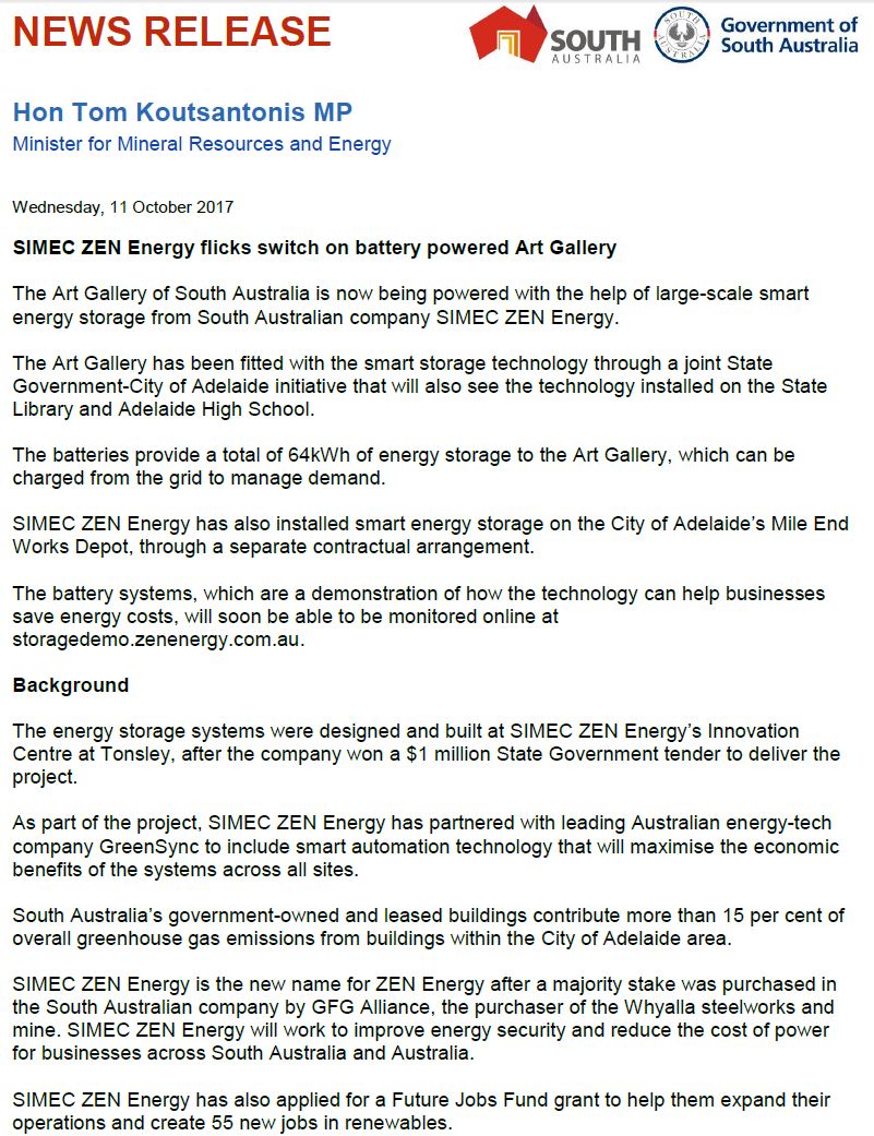 GFGWhyalla's tweet photo. @ZENenergyau @GFGAllianceAust @TKoutsantonisMP Full @TKoutsantonisMP @alpsa press release: https://t.co/81M1sTnqT4
