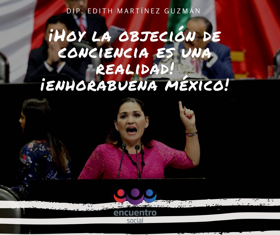 Para Derechas es 1 tema d Dignidad Humana; p/Izquierdas, libertadas. Para @PESoficialPPN es Derecho Humano Fundamental #ObjeciónDeConciencia