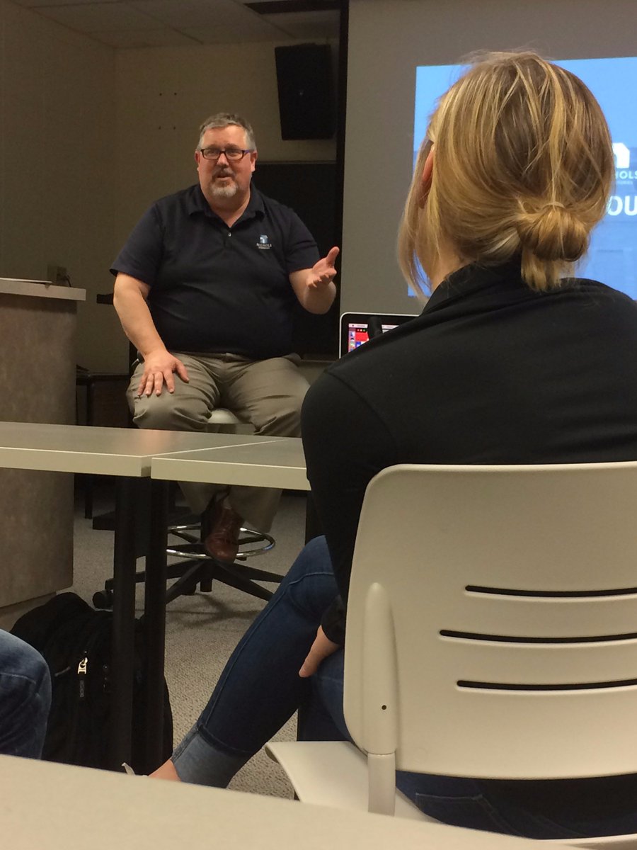 TaylorPRSSA's tweet photo. Meeting with John Paff from Nichols Brand Stories was a success!  Next meeting is November 7th! https://t.co/FYpNHSi47d