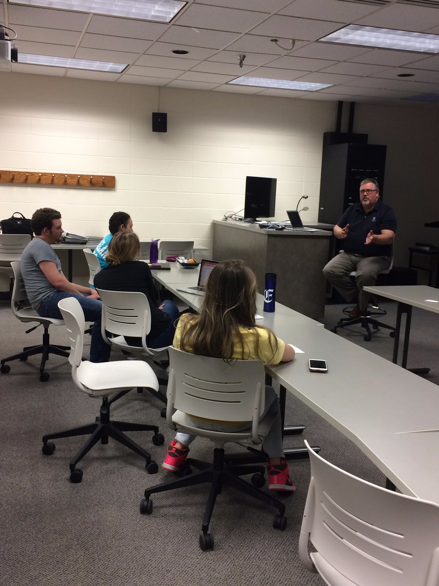 TaylorPRSSA's tweet photo. Meeting with John Paff from Nichols Brand Stories was a success!  Next meeting is November 7th! https://t.co/FYpNHSi47d