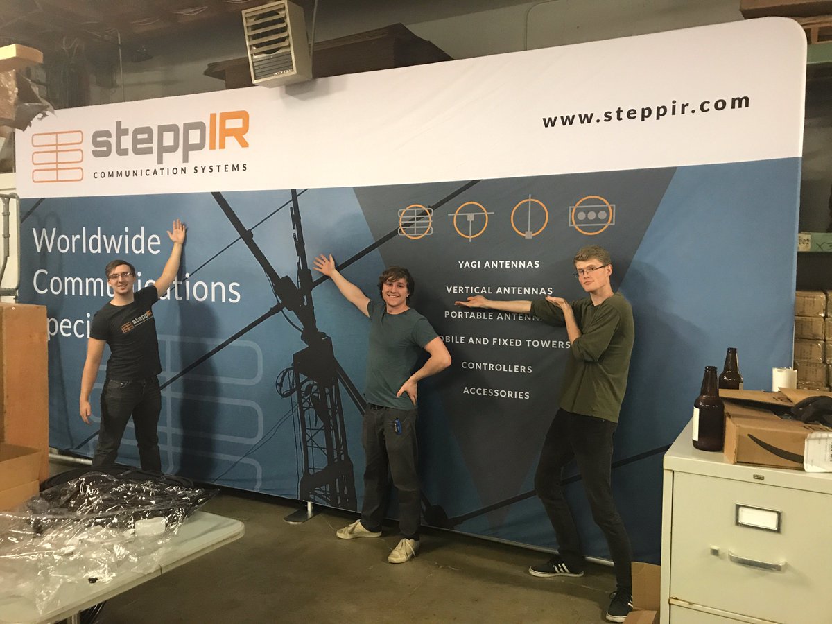 Just unpacked our booth display for the <a href="/arrl/">ARRL</a> #Pacificon #hamradio conference, and it looks amazing! See you this weekend. <a href="/PacificonOrg/">ARRL Pacificon</a>