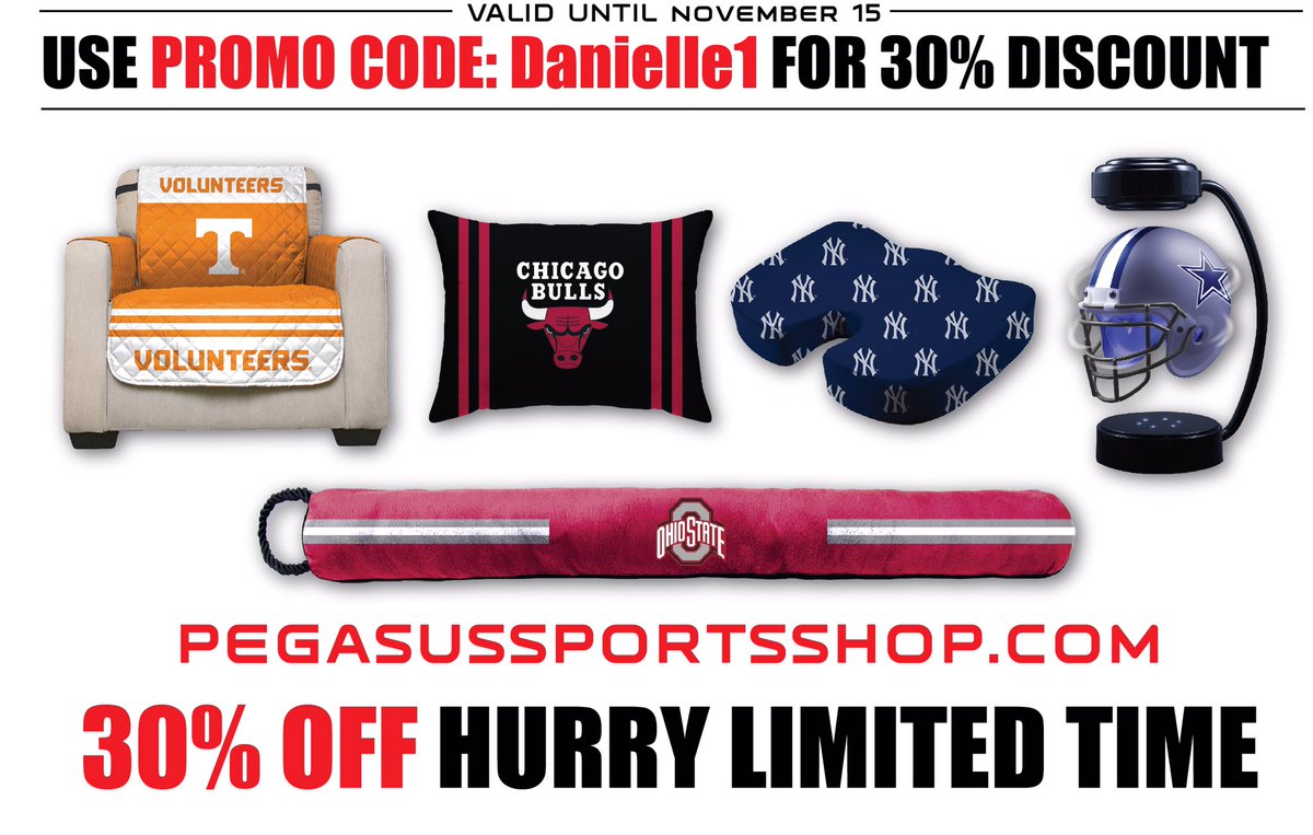 Danielleahey's tweet photo. Shop Pegasus Sports and Bring the Game Home! Fan favorites! #NFL #NBA #MLB #NCAA #yankees #Pillowtalk #Thisisus https://t.co/xcWe2rQRta