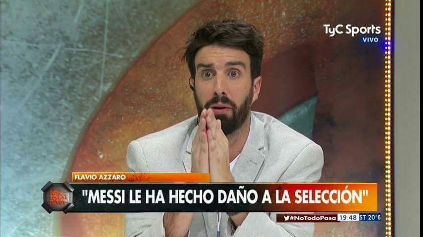 Argentina estará en Rusia 2018 gracias a este increible ser humano! Gracias <a href="/FlavioAzzaro/">Flavio Azzaro</a> bit.ly/2zctyRX