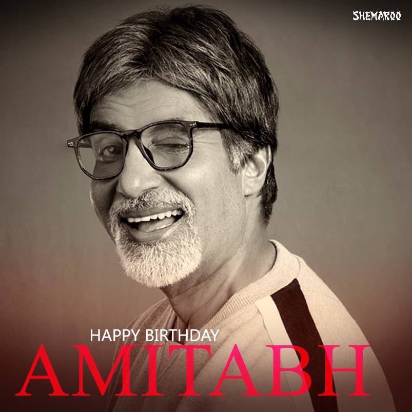 Happy Birthday sir @ Amitabh Bachchan 