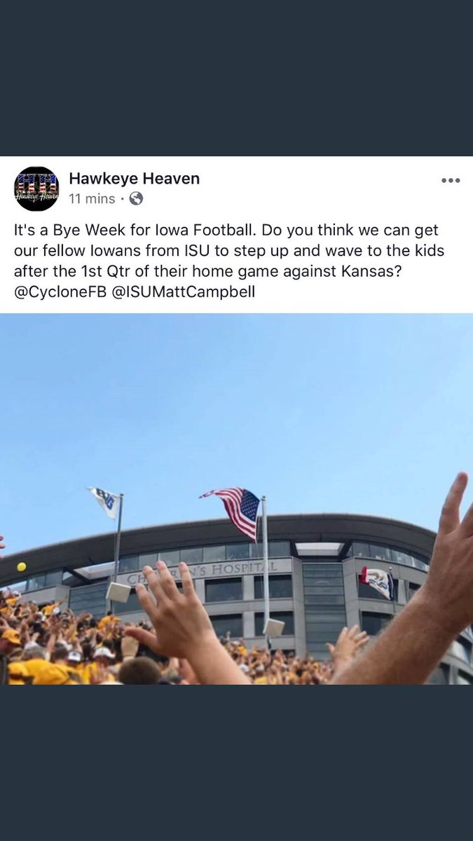 IowaChill's tweet image. RT to help make this happen! #ISU #Iowa #TheWave