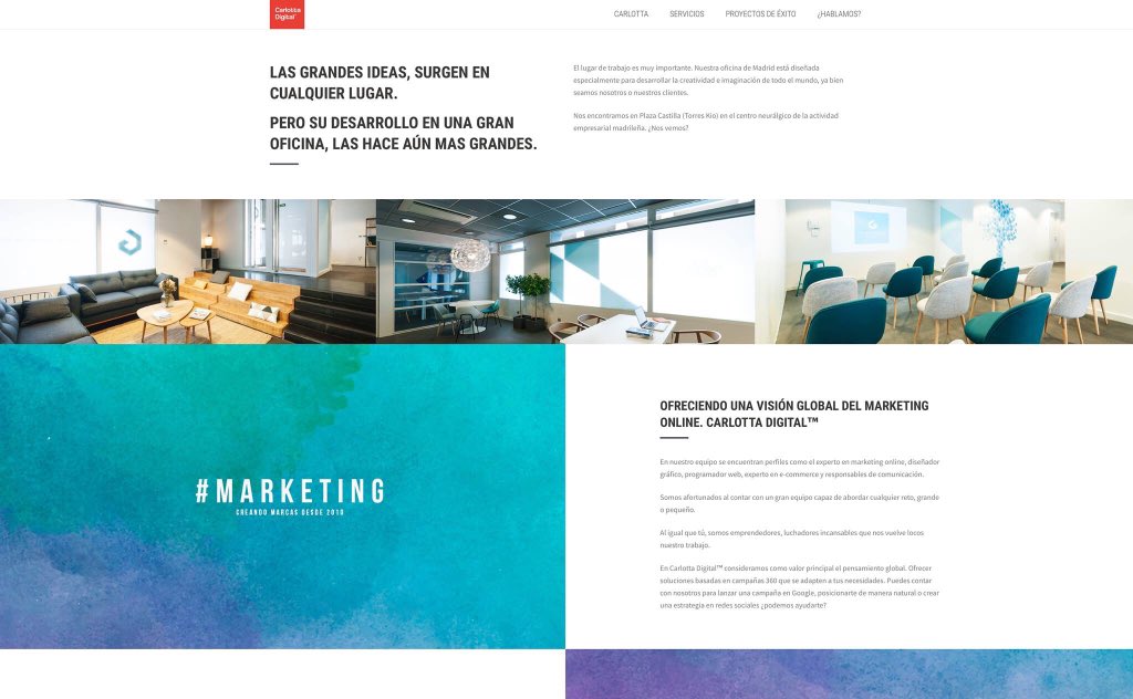 Las grandes ideas surgen en cualquier lugar. Conoce más sobre nuestra ofi en #madrid #web goo.gl/LQGDP3