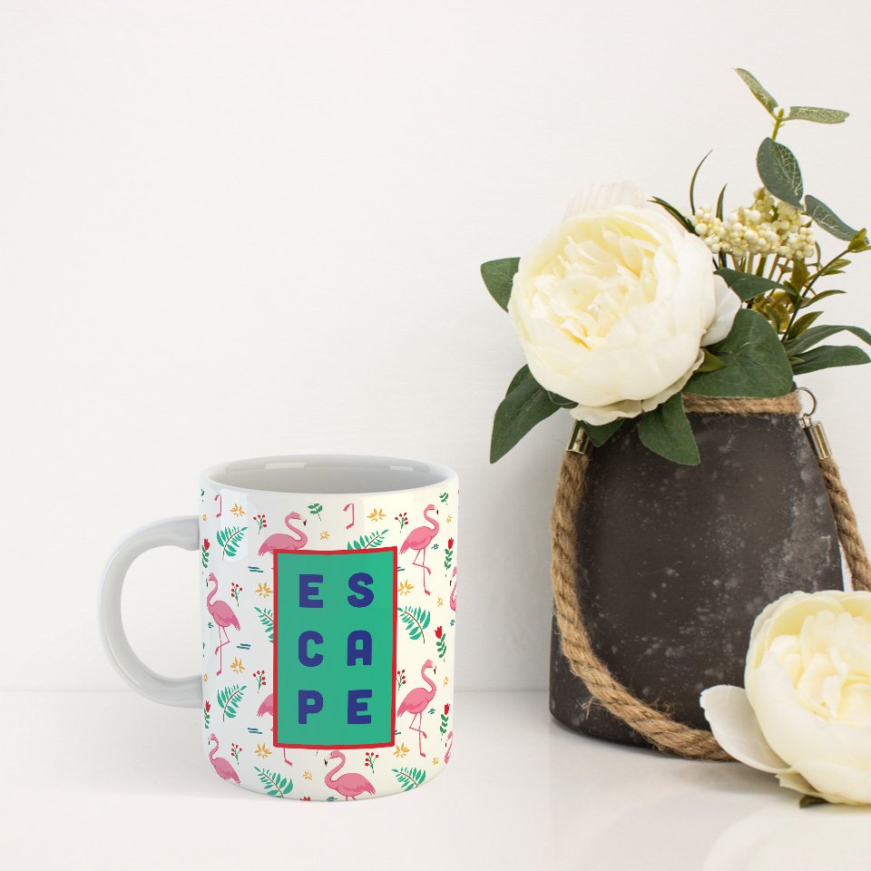 thinkpotcom's tweet image. #Escape. Get lost. Find yrself. #Rejuvenate. Start again 🌱🍁✌🏻 #Thinkpot #Mugs #Tea #Coffee #Drinkware #Hot #Flamingo #Floral #Quirky #Cool