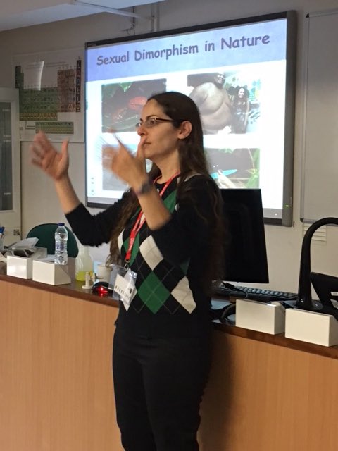 An insightful talk on Monday by Dr Noga Zilkha from the Weizmann Institute on ‘Neurobiological factors associated with social behaviours’